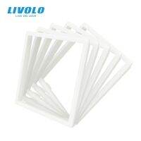 Livolo EU Standard Socket Accessory Decorative Frame For Socket One pack/5pcs White/Black Color