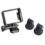 2Pcs Tripod Mount Adapter Black GoPro Hero 4 3 + 3 2 1 & 1 Set Camcorder Case for GoPro Hero 4 3 Black thumbnail