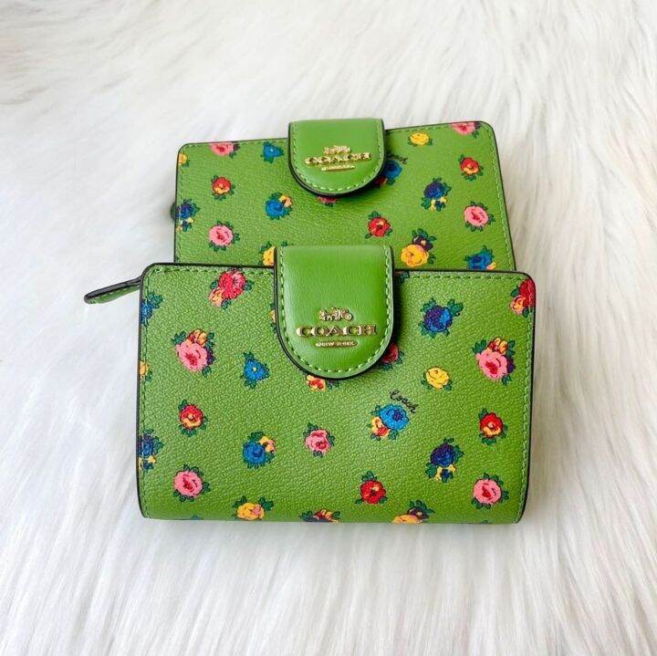 Neon best sale coach wallet