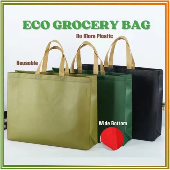 LAIHOU Reusable Water Resistant Green Blue DIY Eco Grocery Bag Handbag ...