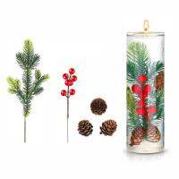 Christmas Decorative Vase Filler Artificial Floating Vase Filler Christmas Holiday Decorations For Dining Table Centerpieces Christmas Party Kids Room comfy