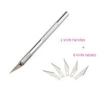 【YF】 XYDDJYNL 1 Set Metal Handle Utility Stationery Pen Wood Paper Engraving Craft Sculpture Cutting Supplies