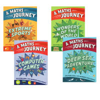 English original a math Journey 4 volumes deep sea adventure / computer games childrens mathematics fun learning picture book