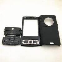 【✲High Quality✲】 SRFG SHOP ฝาครอบหลังปลอกคอกันสุนัขเลียแผ่นปิดด้านหน้าสำหรับ Nokia N95รุ่น8G/ฝาปิดช่องชิ้นส่วนซ่อมแป้นพิมพ์ภาษาอังกฤษ