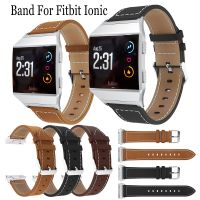 ♞✌♣ Genuine Wristbands Leather Strap For Fitbit Ionic Smart Belt Replacement Watch Band For Fitbit Ionic Bracelet Adjustable Band