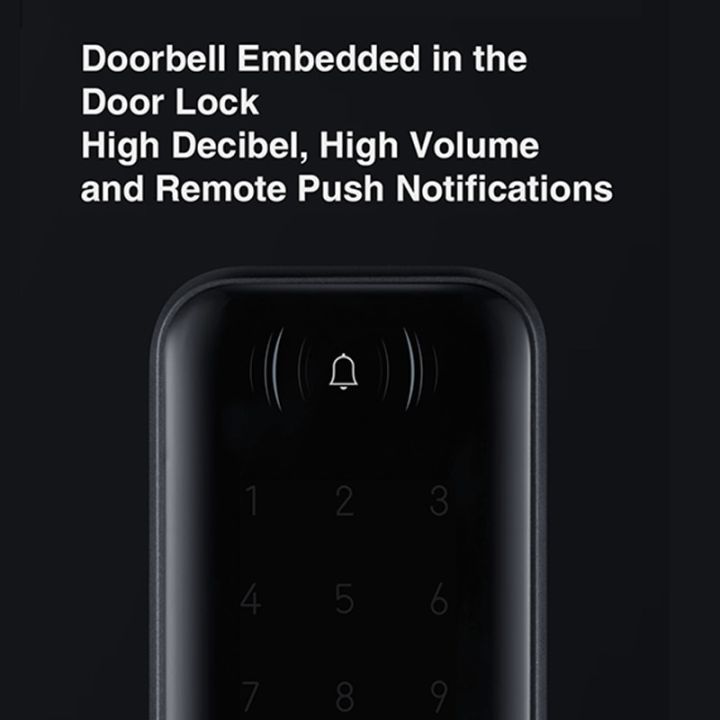 aqara-ประตูล็อคอัจฉริยะลายนิ้วมือบลูทูธ-n200-รหัสผ่านบลูทูธปลดล็อคการเชื่อมโยงสมาร์ทกับกริ่งประตูทำงานร่วมกับ-apple-mijia-ชุดที่บ้าน