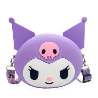 กระเป๋าน้อยน่ารักเจ้าหญิง Kuromi Melody กระเป๋า Crossbody ซิลิโคนลายการ์ตูนกันน้ำกระเป๋าคาดตัวน่ารักเด็ก