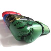 8oz Kids Women AntagonisticTraining Boxing Gloves Thickened Protection Red Black Blue Green Color