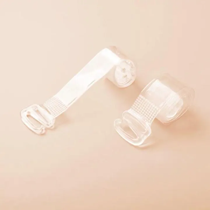Clear transparent plastic bra strap 3pcs Lazada PH