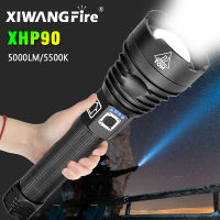 0Lm Xhp90 Most Powerful Led Flashlight Torch Usb Rechargeable Tactical Flashlights 18650 or 26650 XHP50 Hand Lamp