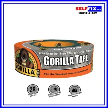  Gorilla Tape, White Duct Tape, 1.88 x 30 yd, White