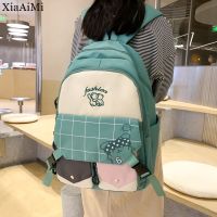 【CW】 Backpacks Female Student School Fashion Book Preppy Kawaii Ladies