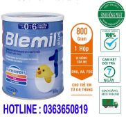 Sữa Blemil Plus 1 800g trẻ từ 0 6 tháng