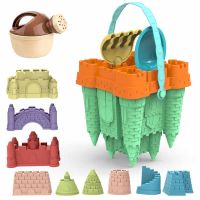 Beach Sand Toys Set Creative Childrens Pyramid Castle Sand Mold Fun Outdoor Games Beach Accessories for Boys Girls