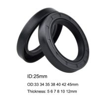 5/10 Pcs NBR Nitrile Rubber TC Double Lip Oil Seal 25x33x7 25x34x7 25x35x5/7/8/10/ 25x38x7/8/10 25x40x5/7/8/10 25x42x5/6/7/10mm Gas Stove Parts Access