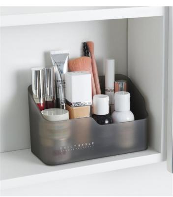Mirror Cabinet Desktop Cosmetics Storage Box Lipstick Eyebrow Pencil Finishing Container Makeup Organizer Office Plastic Case