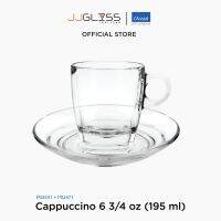 JJGLASS - (Ocean) ชุดแก้วกาแฟ P02441+P02471 Cappuccino - ชุดแก้วกาแฟคาปูชิโน่ แก้วโอเชี่ยนกลาส