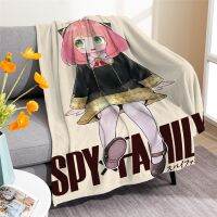 Cartoon Spy X Family Anime Fashion Throw Blanket Winter Spring Movie Figure Flannel Blanket For Beds Home Adult Gift Warm