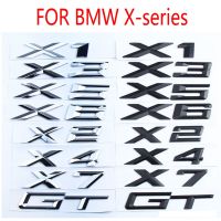 ป้ายโลโก้คำท้ายรถแบบ3D X4สติกเกอร์สำหรับ BMW GT X1 E84 F48 X2 F39 X3 E83 F25 X7 G07 F26 E53 X5 E89 E70 F15 X6 E71 F16 Z4 E85