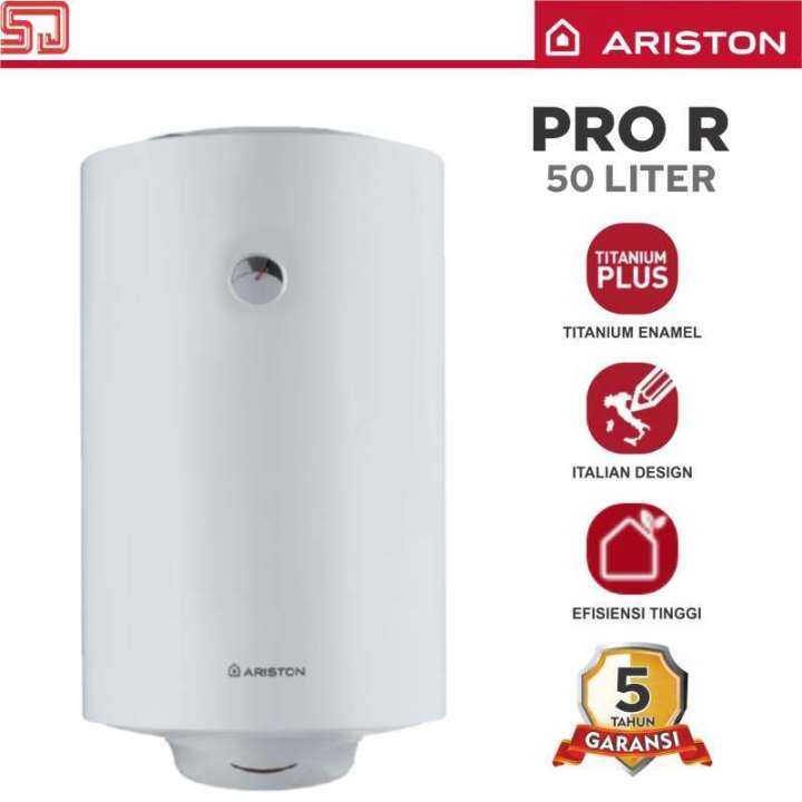 Ariston Pro R 50 Liter Water Heater Listrik Vertikal Pemanas Air Mandi