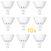 [HOT QQZIWWUJJWG 104] 10x MR16นำหลอดไฟแสง220โวลต์12โวลต์24โวลต์2835 SMD ปอตไลท์4วัตต์6วัตต์8วัตต์36 54 72LEDs อบอุ่นเย็นอบอุ่นสีขาว MR 16หลอดไฟ LED สำหรับบ้าน