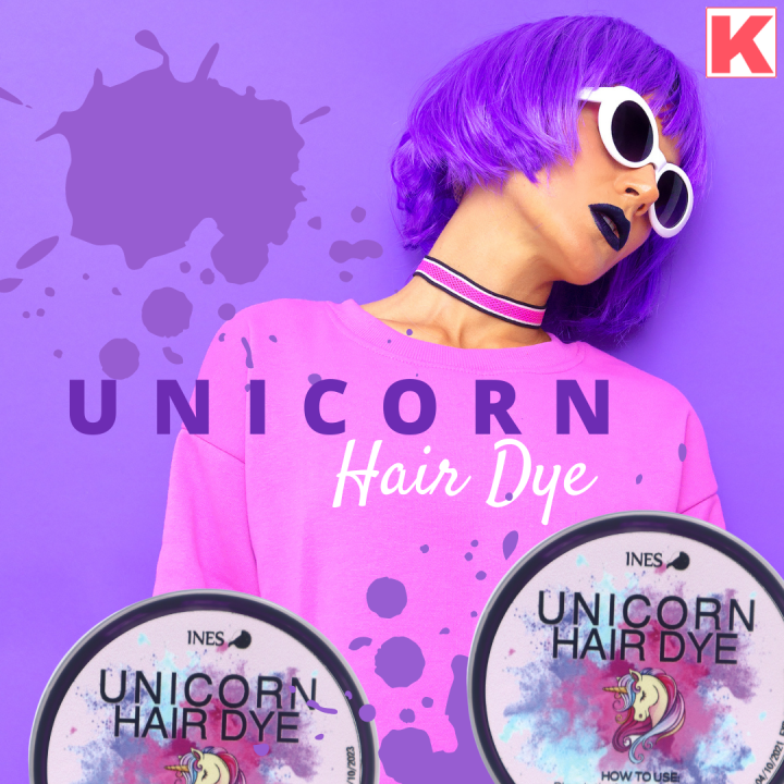 [ KAREINA ] UNICORN HAIR DYE Hair Color Safe for All Ages Bleach Hair