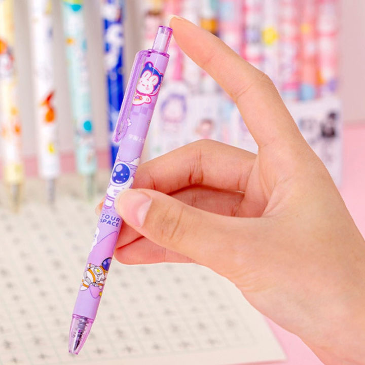 bali-ปากกาอังก์ตูนอัตโนมัติ-kawaii-pens-สำหรับการเขียนแบบเครื่องกลดินสอเครื่องเขียนเกาหลีน่ารัก6ชิ้น-กล่อง