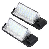 Bens Stores 2x LED ไฟส่องป้ายทะเบียนไฟ12V 18 LEDs สำหรับ BMW E36ไฟท้าย