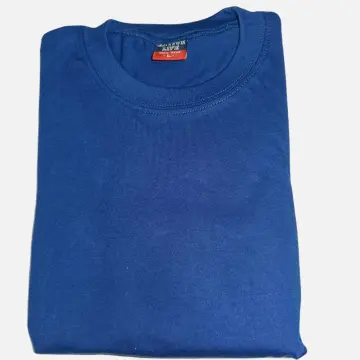 Plain Royal Blue T-shirt Unisex Pure Cotton For Men and Women