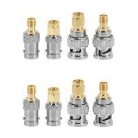 8Pcs BNC to SMA Type Male Female RF Connector Adapter Test Converter Kit Set