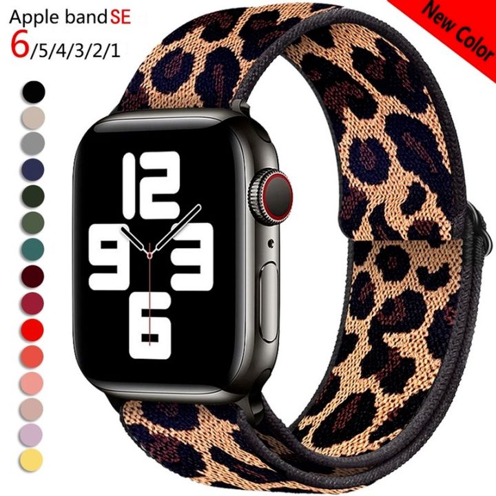 Nylon Loop Band For Apple Watch Strap 44mm 40mm 45mm 41mm 38mm