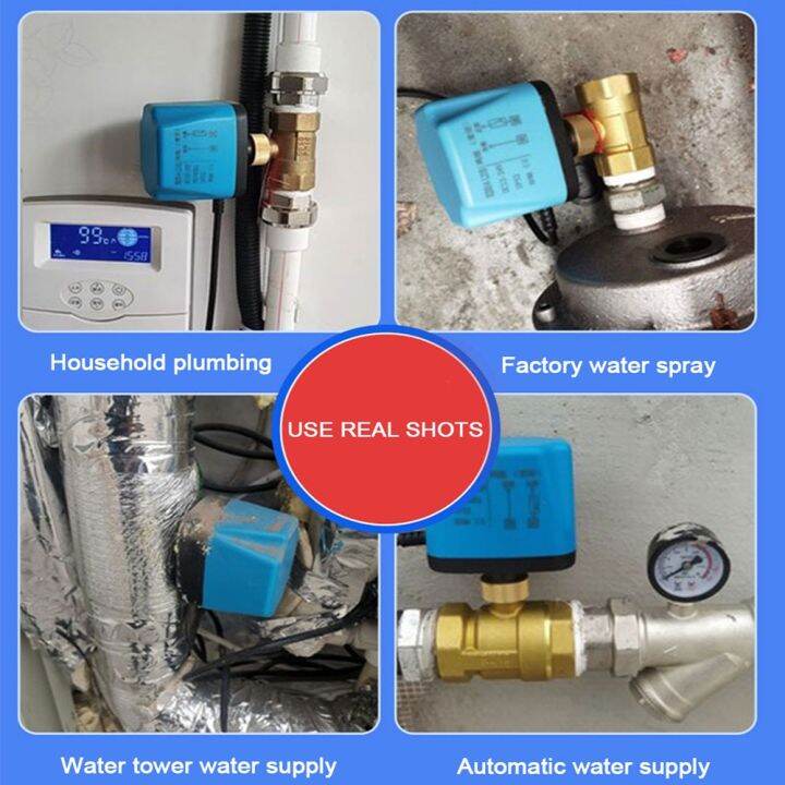 dn15-dn25-normally-closed-mini-electric-ball-valve-220v-12v-24v-2-wire-brass-electric-ball-valve-suitable-for-water-oil-liquid