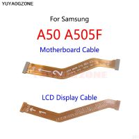 เมนบอร์ดจอแสดงผล LCD เชื่อมต่อสายเคเบิลบอร์ดหลักสายยืดหยุ่นสำหรับ Galaxy A505F A50