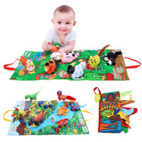 Cloth Books Baby Soft Activity Unfolding Cloth Animal Tails Books Infant Early Educational Toys for Children 0-12 Month 40 off