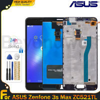 Beyondwolf หน้าจอ LCD ดั้งเดิมสำหรับ ASUS Zenfone 3S Max ZC521TL จอแสดงผลดิจิตอลหน้าจอสัมผัสแทนการประกอบสำหรับ ASUS Zenfone 3S Max หน้าจอแสดงผล ZC521TL พร้อมดิจิไทเซอร์สัมผัสขอบจอสำหรับ ZC521TL Asus แอลซีดี