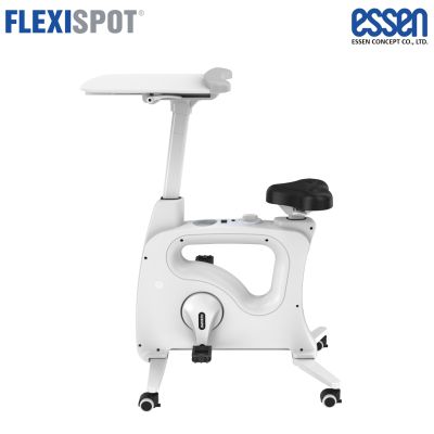 FlexiSpot by Essen จักรยานปั่นพร้อมโต๊ะทำงาน รุ่น V9 - สีขาว