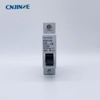 Cnjinze Circuit Breaker แรงดันต่ำ Miniature Air Circuit Breaker 1เสาสีม่วงสีดำ Handle Miniature Circuit Breaker 25a