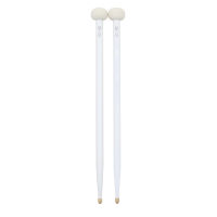 2pcs Drum Mallet Drum Stick Double Sided Drum Mallets Good Hand Feel Sticks Felt and Maple Tips Double Ended Drumsticks for Playing Drum Set Kettledrum