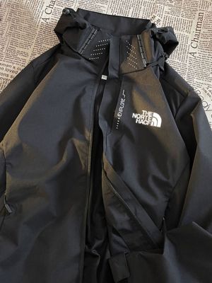 THE NORTH FACE Ruitu North Mountain Couples Jacket Jacket Mens Spring and Autumn Windproof and Rainproof Workwear Hooded Jacket Men