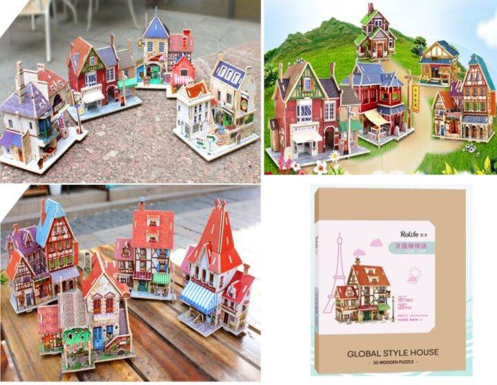 บ้านจำลองพร้อมส่ง-บ้านโมเดล-หลายสไตล์-บ้านโมเดล-diy