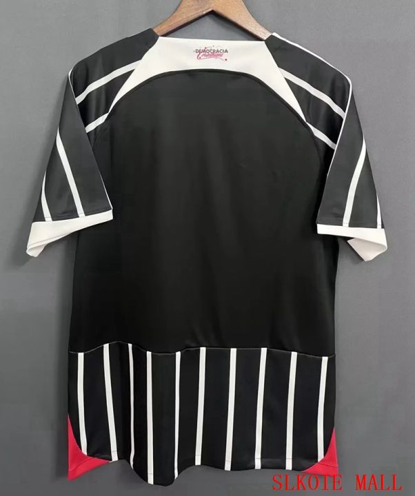 เสื้อเสื้อแข่งฟุตบอลคุณภาพดีแบบไทยของผู้ชาย23-24เสื้อเจอร์ซีย์เตะฟุตบอลจากโครินเธียน