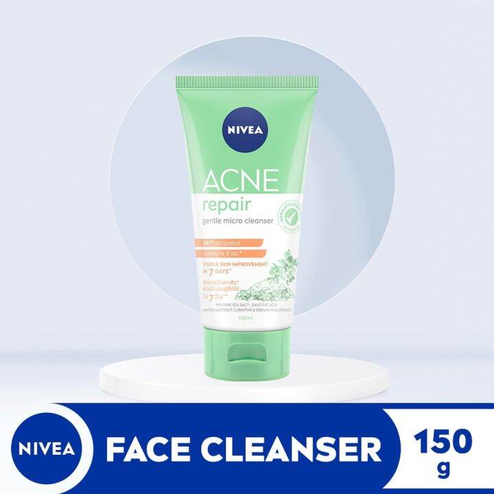 Nivea 150ml Acne Repair Gentle Micro Cleanser 8H+ Oil Control Lazada PH