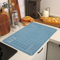 Pastry Mat Silicone Non-Stick Non-Slip Thick Baking Fondant Mats Rolling Dough Pie Crust Pizza Cake Cookies Nordic Kneading Pad Bread  Cake Cookie Acc