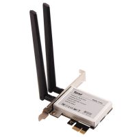 ตัวแปลงตัวรับสัญญาณ Wifi AX210 1X ด่วน M.2กับ PCI พร้อมเสาอากาศ2X การ์ดบลูทูธ Wifi M.2 NGFF สำหรับ AX200 Intel 9260 8265