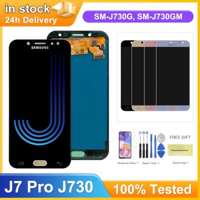 AAA Display Screen for Samsung Galaxy J7 Pro J730 J730F J730G Lcd Display Touch Screen Digitizer Assembly Replacement