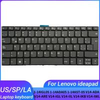 US/Spanish/Latin laptop keyboard For Lenovo ideapad 1-14IGL05 -14ADA05 -14AST-05 V14-ADA V14-ARE V14-IGL V14-IIL V14-IKB V14-IWL Basic Keyboards