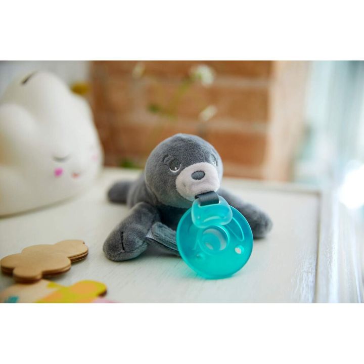 philips-avent-soothie-snuggle-pacifier-ตุ๊กตาติดจุกหลอก-ตุ๊กตาห้อย-จุกหลอก-ตุ๊กตาจุกหลอก