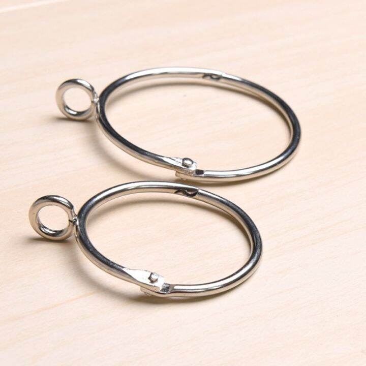 10pcs-lot-50mm-opening-round-shower-curtain-hanger-hooks-anti-rust-metal-curtain-ring-loose-leaf-book-hinge-snap