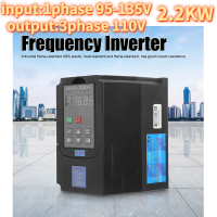 Frequency Inverter 2.2kw Single‑Phase Input AC95‑135V 3‑Phase Output AC110V A2‑4022M