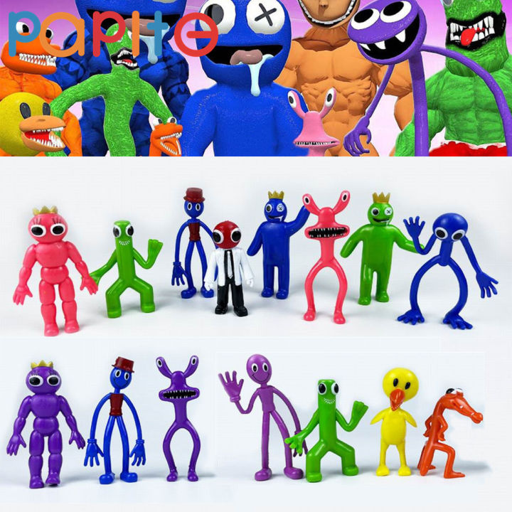 6pcs/Set Roblox Rainbow Friends Anime Action Figure Collection Toys Kids  Gift